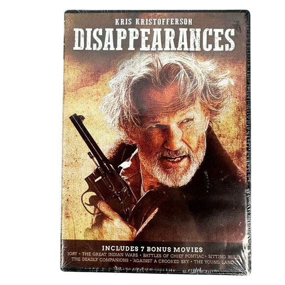 Kris Kristofferson Disappearances 2006 PG-13 Echo Bridge 2-Disc DVD Western Set - Picture 1 of 7